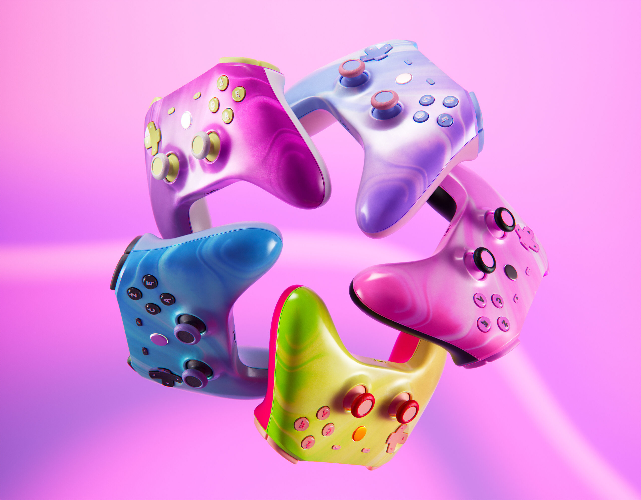 Pastel Gamepad: Form & Motion Study, project image 4