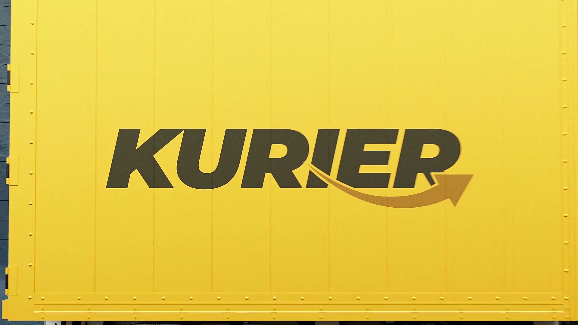 Courier vehicle and bicycle packaging sequence